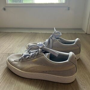 Grey/Grey Blue Suede Sneakers (Puma)